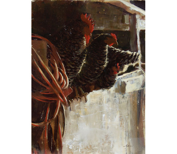 "Chickens" - Carla Louise Paine